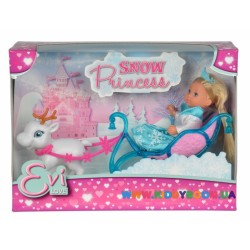 Кукольный набор Эви Снежная принцесса с санями и оленем Steffi &Evi 5737248